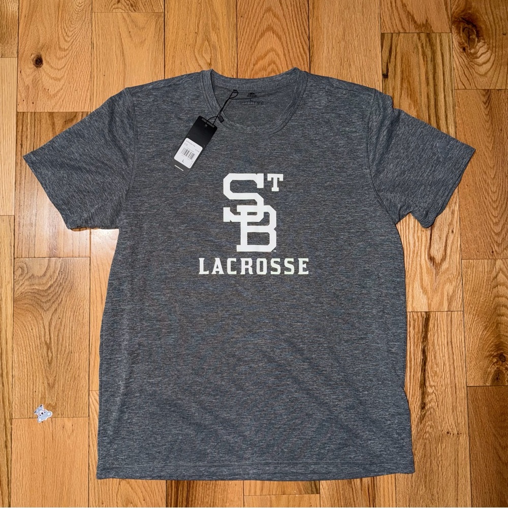 Adidas | Dark Gray Lacrosse Tee (NWT) size L